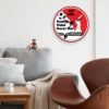 Round Shape Wood Clock - Image 2